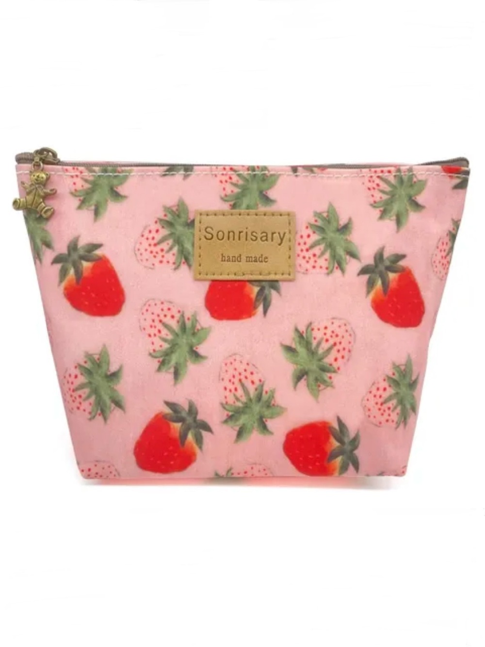 Sonrisary Strawberry Cosmetic Pouch NWT